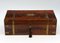 19th Century Large Flame Mahogany Brass Bound Writing Slope, Image 18