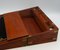 19th Century Large Flame Mahogany Brass Bound Writing Slope, Image 12