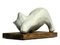 Italian Sculpture of Cat by Gino Cosentino for Litoceramica Piccinelli, 1930 2