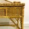 Vintage Wicker and Rattan Desk 4