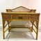 Vintage Wicker and Rattan Desk 11