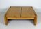 Vintage French Solid Elm Coffee Table from Regain Furniture, 1960s, Image 1