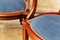 Dining Chairs in Blue Velvet, 1961, Set of 2, Image 5