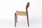 Vintage Modell 71 Stuhl aus Teak von Niels Moller, 1950er 4
