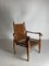 Leather Safari Armchair attributed to Wilhelm Kienzle for Wohnbedarf, 1950s, Image 13