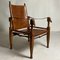 Leather Safari Armchair attributed to Wilhelm Kienzle for Wohnbedarf, 1950s, Image 15