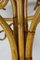 Large Bamboo & Rattan Coat Rack, 1960s 3