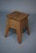 Amsterdam School Oak Side Table attributed to P.E.L Izeren for Genneper Molen, 1920s, Image 1