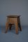 Amsterdam School Oak Side Table attributed to P.E.L Izeren for Genneper Molen, 1920s, Image 10