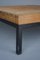 Vintage Slatted Teak and Metal Coffee Table, 1960s 12