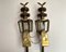 Carriage Wall Lanterns in Brass with Eagles, Belgium, 1890s, Set of 2 6