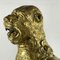 Stylophorous Lions in Gilt Bronze, Set of 2 6