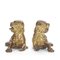 Lions Stylophores en Bronze Doré, Set de 2 4