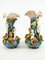 Liberty Vases in Polychrome Ceramic, 1890s, Set of 2, Image 1