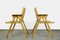 Vintage Foldable Dining Chairs by the Slovenian Architect Niko Kralj for Stol, 1950s, Set of 2 3