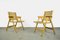 Vintage Foldable Dining Chairs by the Slovenian Architect Niko Kralj for Stol, 1950s, Set of 2, Image 1