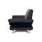 Blue Leather Rossini 2-Seater Sofa from Koinor 10