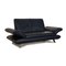 Blue Leather Rossini 2-Seater Sofa from Koinor 7