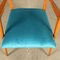 Vintage Sessel aus Samt & Messing, Italien, 1950er, 2er Set 5