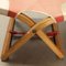 Foldable Dodo Chairs & Footrests in Birch attributed to D. Rossi for Rossi Dalbizzate, Set of 4 13