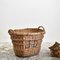 Large Vintage Champagne Harvest Log Basket, 1920s 1