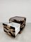 Vintage Camouflage Box Cabinet Nightstand, 1970s 5