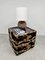Vintage Camouflage Box Cabinet Nightstand, 1970s 1