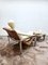 Fauteuil et Repose-pieds Vintage par Ilmari Lappalainen pour Asko, 1960s 1