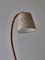 Swedish Art Deco Floor Lamp in Patinated Elm with William Morris Shade, 1930s 13