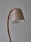 Swedish Art Deco Floor Lamp in Patinated Elm with William Morris Shade, 1930s, Image 13