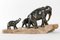 Brault, Animal Sculpture, Early 20th Century, Bronze & Marble 7