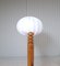 Lámpara de pie escandinava moderna de pino de Luxus, años 70, Imagen 11