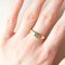 Vintage Gypsy Ring in 18K Yellow Gold with Emerald and Brilliant Cut Diamonds, 1960s 11