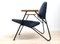 Mid-Century Modernist Leather Polygon Armchair, Image 9