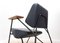 Modernistischer Mid-Century Polygon Ledersessel 19