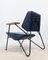 Modernistischer Mid-Century Polygon Ledersessel 13