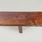 Mid-Century French Wooden Bench with Narrow and Long Seat, 1930s, Image 7