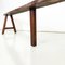 Mid-Century French Wooden Benches with Narrow and Long Seat, 1930s, Set of 2, Image 12