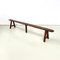 Mid-Century French Wooden Benches with Narrow and Long Seat, 1930s, Set of 2 2