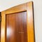Italian Art Deco Style Wooden Wardrobe with Mirror and Shelves, 1950s 12