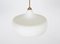 Italienische Deckenlampe aus Opalglas & Messing von Stilnovo, 1960er 10