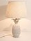 Hollywood Regency White Pineapple Table Lamp from Tommaso Barbi, Italy, 1970s 2
