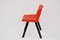 Red and Black City Dining Chairs attributed to Lucci & Orlandini for Lamm, 1980s, Set of 6 3