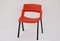 Red and Black City Dining Chairs attributed to Lucci & Orlandini for Lamm, 1980s, Set of 6 2