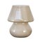 Lampe Champignon Vintage en Verre de Murano, Italie 1