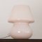 Italienische Vintage Mushroom Lampe aus Muranoglas 7