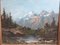 Mountain Landscape, 1890s, Oil on Canvas, Framed, Image 4