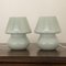 Italian Murano Glass Mushroom Lamps, 1990s, Set of 2 2