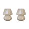 Italian Murano Glass Mushroom Lamps, 1990s, Set of 2 1