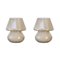 Italian Murano Glass Mushroom Lamps, 1990s, Set of 2, Image 1